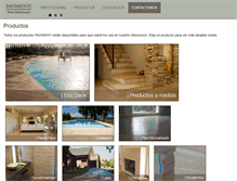 Tablet Screenshot of pavimenti.com.ar